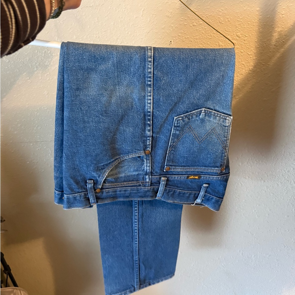Wrangler Dark Blue Denim Jeans